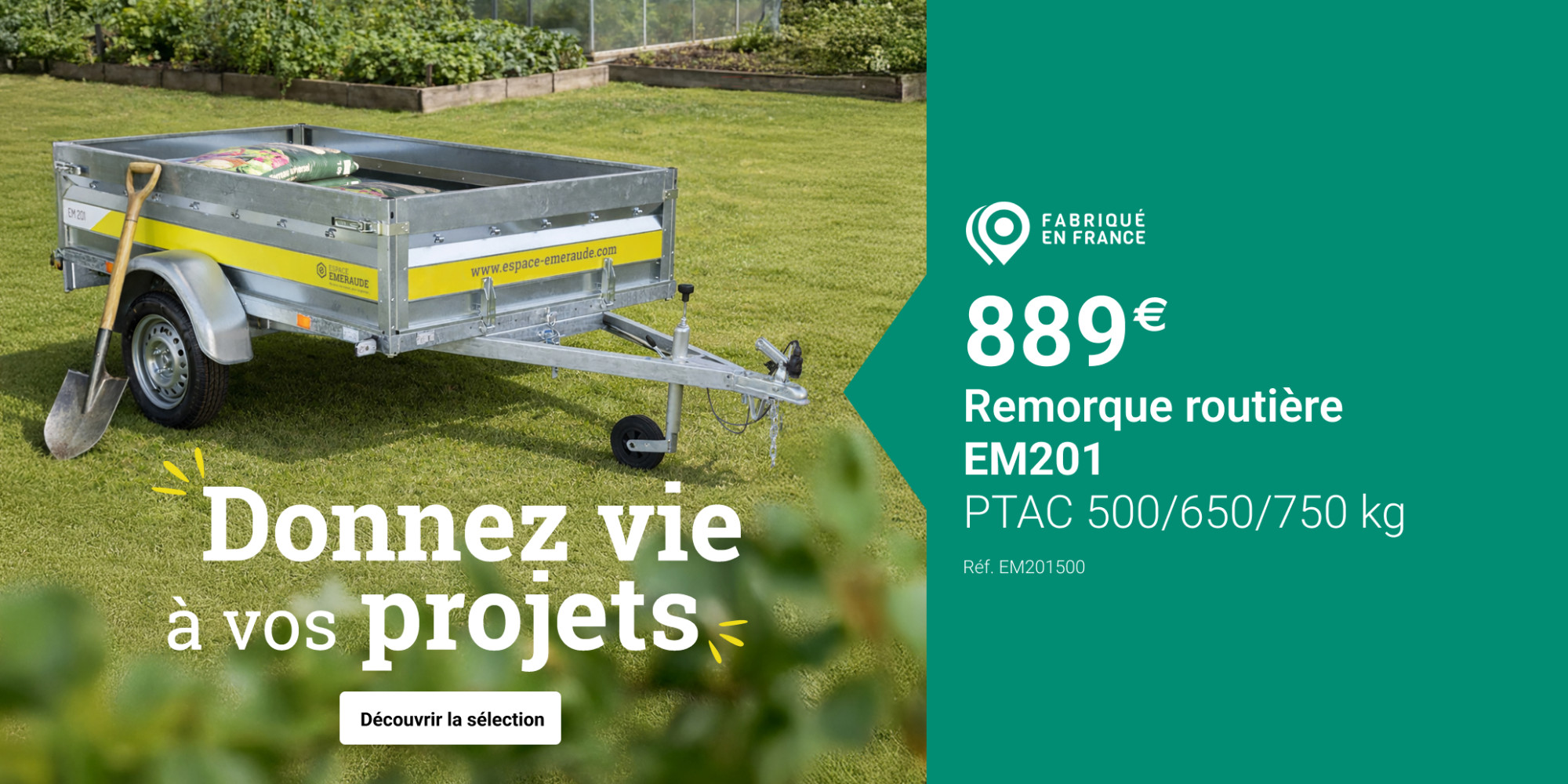 Donnez vie à vos projets - Catalogue Espace Emeraude mai 2026