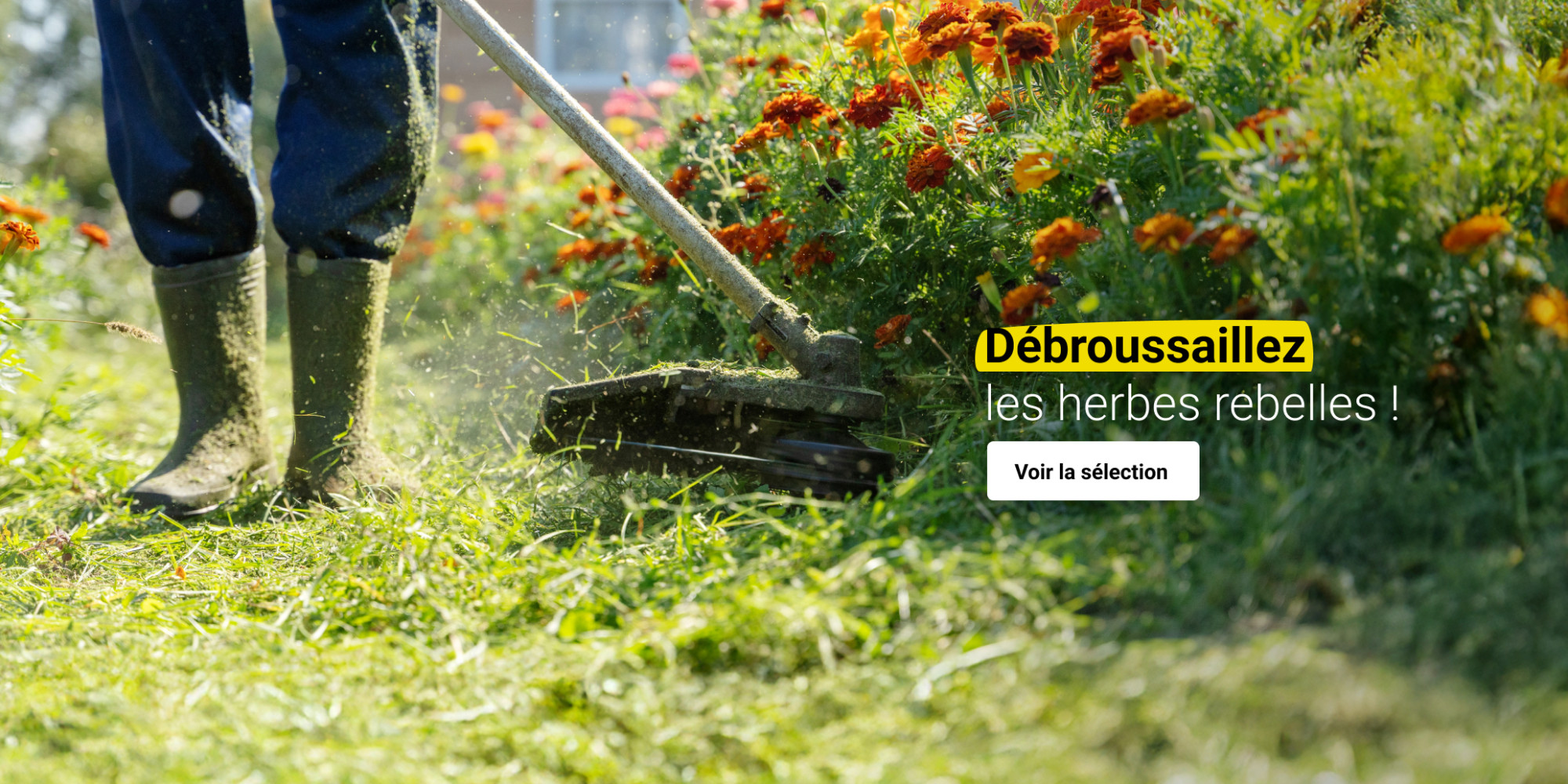 Débroussaillage, nettoyage espaces verts