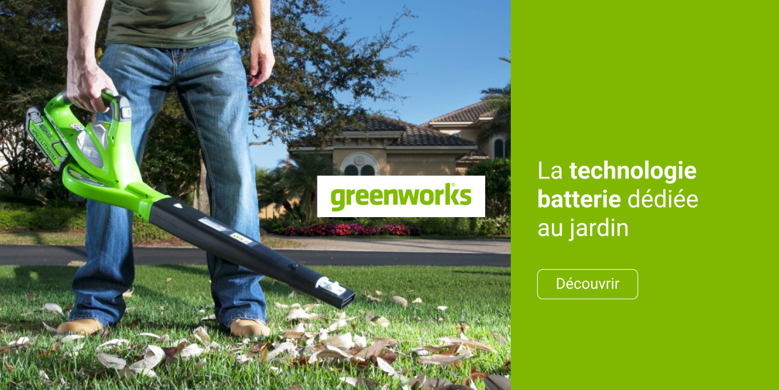 Greenworks outils de jardin sans fil