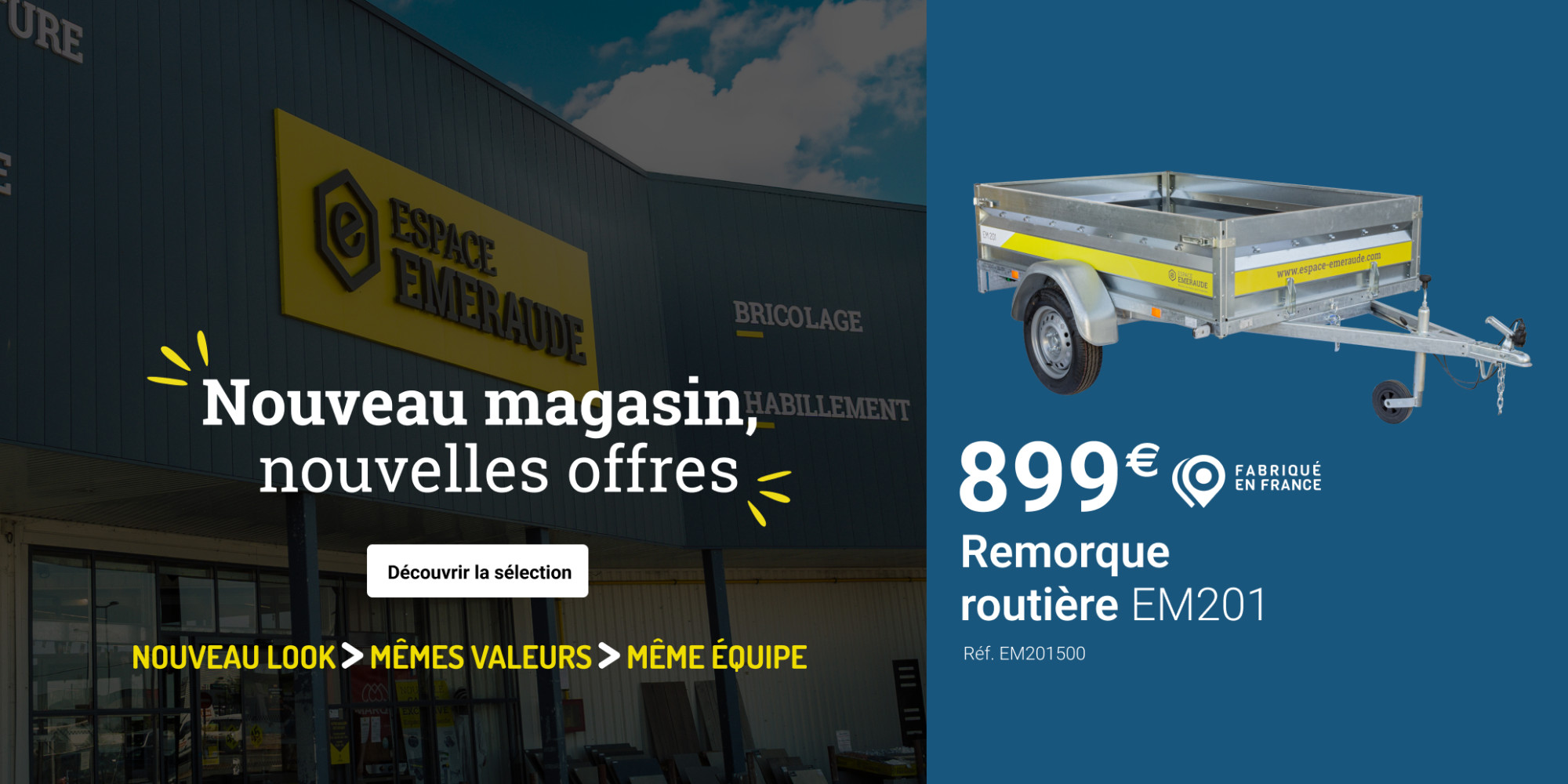 Nouveau magasin, nouvelles offre