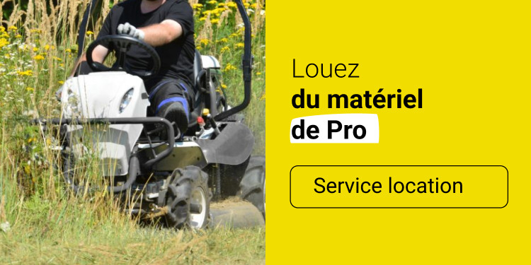 Service location tondeuse et matériel
