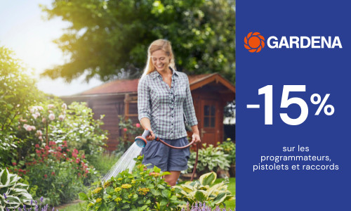 -15% sur une sélection arrosage GARDENA15