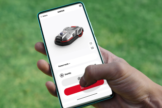 Contrôle robot tondeuse d'un smartphone