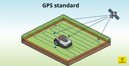 Schéma système GPS guidage robot