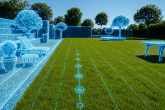 Robot tondeuse sans fil périphérique